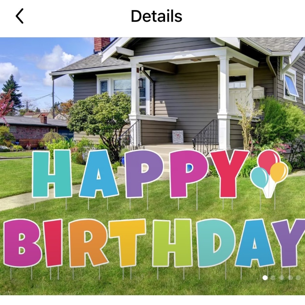 happy Birthday Yard Sign